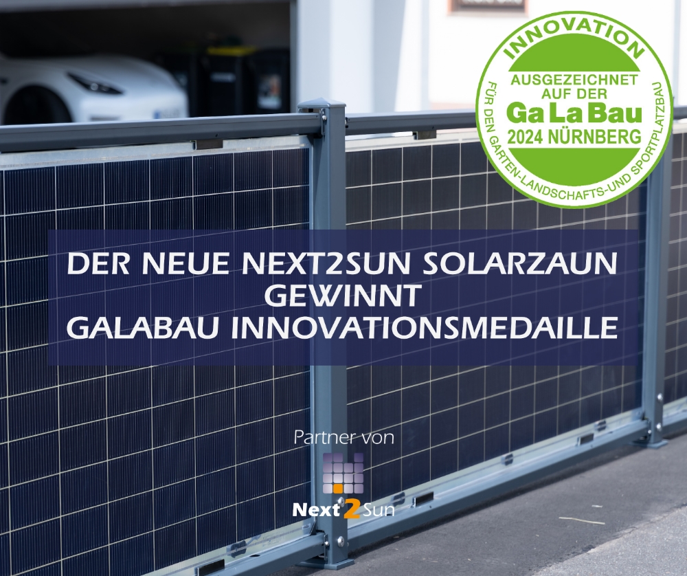 Fence2Sun Solarzaun GaLaBau 2024 Nürnberg